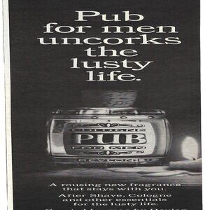 1967 Pub Cologne for Men by Revlon New Fragrance Vintage Magazine Print Ad